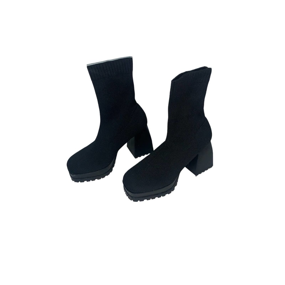 Black Heeled Boots